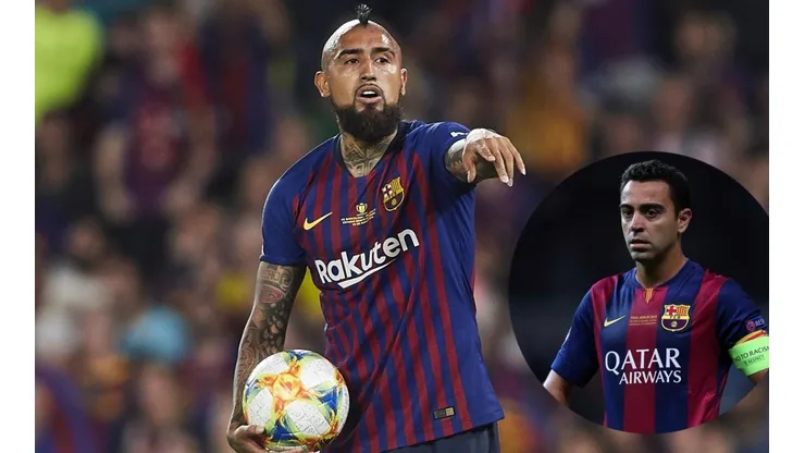 Xavi aborda el papel de Vidal y los volantes.
