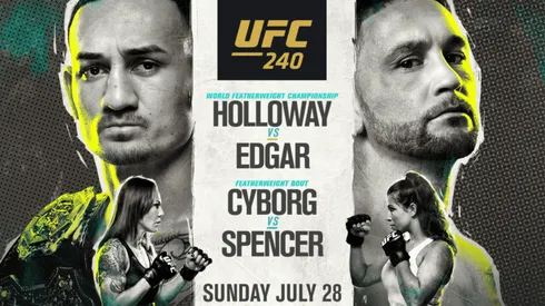 Dónde ver en señal HD el UFC 240 - Holloway vs Edgar: canal, horario, TV, streaming online
