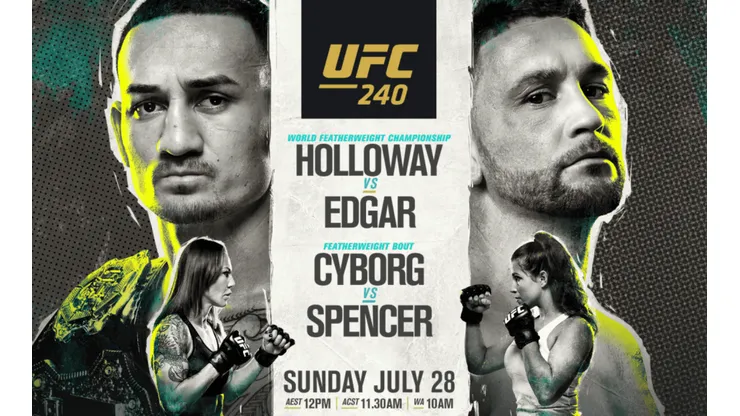Dónde ver en señal HD el UFC 240 - Holloway vs Edgar: canal, horario, TV, streaming online