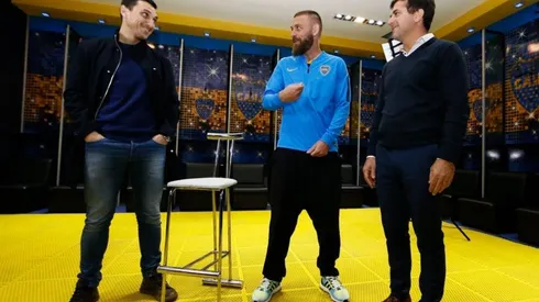 De Rossi ya se pasea por su casa.