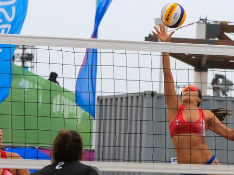 La dupla chilena del vóleibol playa femenino cayó ante Brasil en Lima