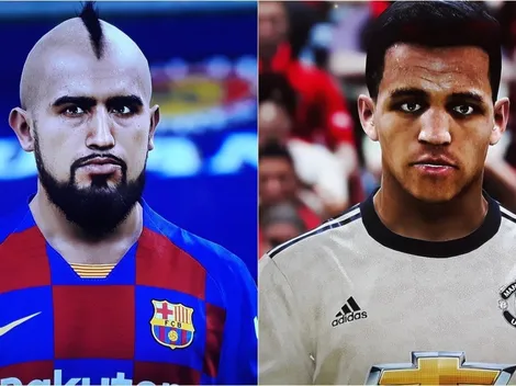 Recién salidas del horno: así lucen Vidal y Alexis en el PES 2020