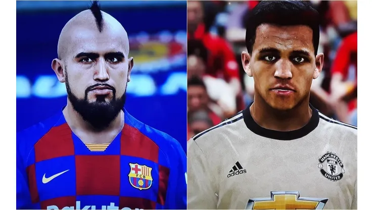 El Rey Arturo y Alexis en el PES 2020.