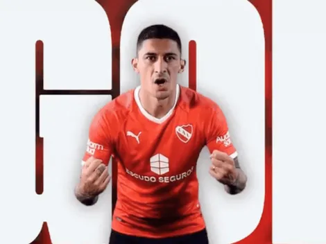 Tucu Hernández marca un golazo de cabeza para Independiente