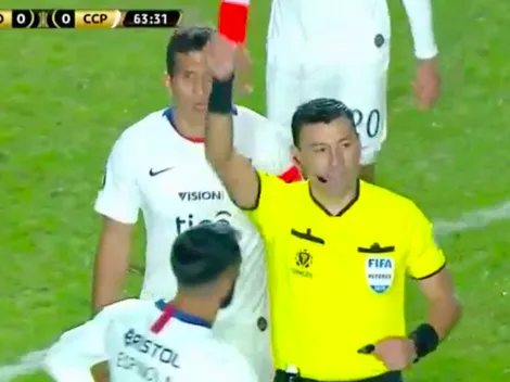 VAR de Tobar: árbitro expulsa a jugador de Cerro Porteño en Libertadores