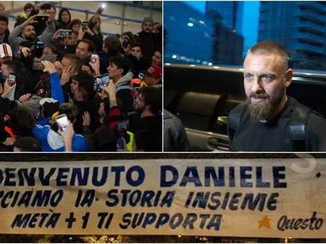 De Rossi llega a Baires y desata locura entre hinchas de Boca Juniors