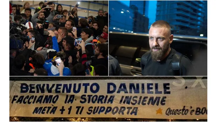 Una superestrella en el fútbol argentino. Daniele de Rossi es un boom en Buenos Aires