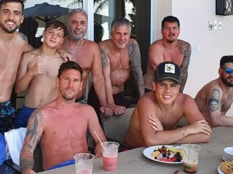 Preocupado: Messi sube foto tras conocer su castigo por la pelea con Medel