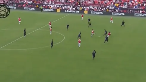 El toque mágico de Lacazette que dejó solo a Aubameyang