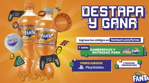 Con un código bajo las tapas de fanta, podrás ser parte de Festigame 2019