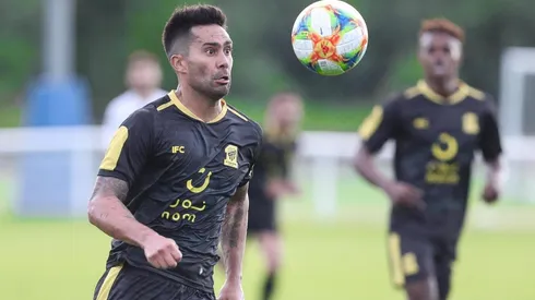 Gol de Luis Jiménez en amistoso a puertas cerradas