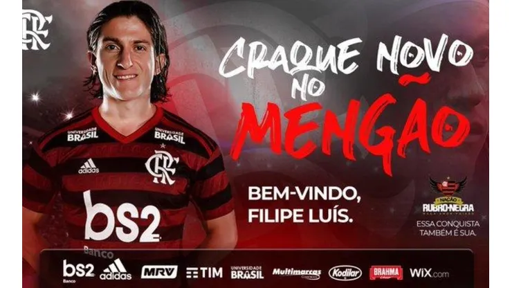 Flamengo millonario: Oficializa la contratación de Filipe Luis