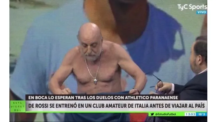 Horacio Pagin se desnuda
