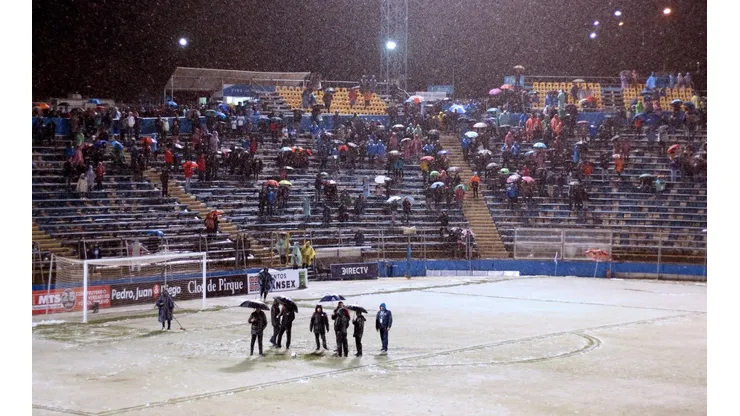 Nieve en San Carlos de Apoquindo