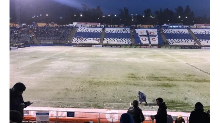 El nevado San Carlos tuvo en suspenso duelo de la UC y el Chago Morning (Foto: Redgol)