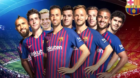 Barcelona en lucha por el mediocampo.