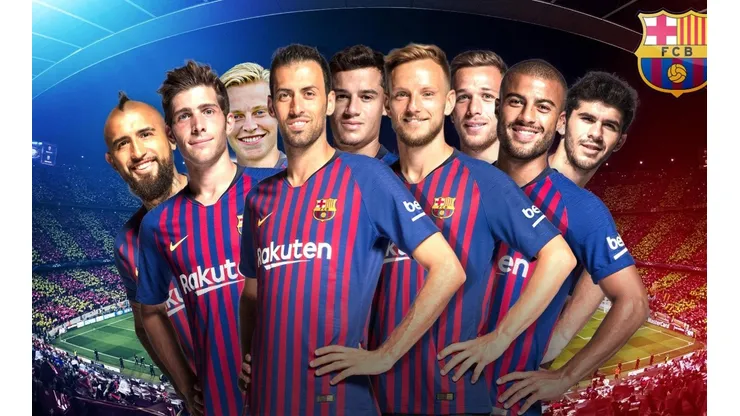 Barcelona en lucha por el mediocampo.