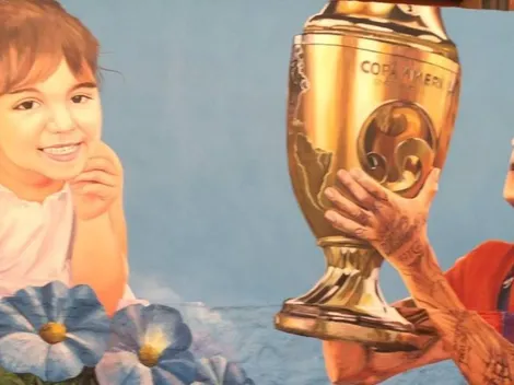 Artista autor de mural a Erick Pulgar: "Es humilde, buena persona y cercano a la gente"