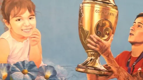 Artista autor de mural a Erick Pulgar: "Es humilde, buena persona y cercano a la gente"