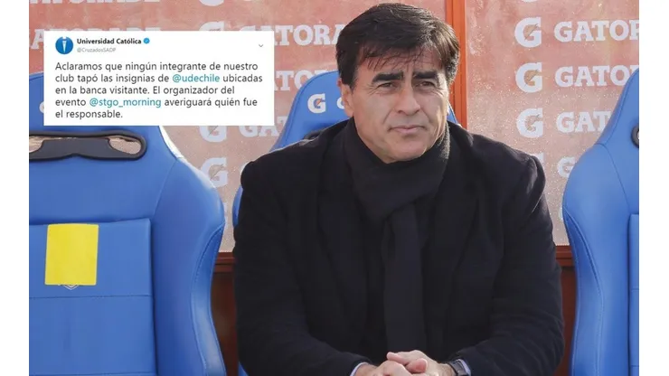 La banca de la UC contra el Chago.