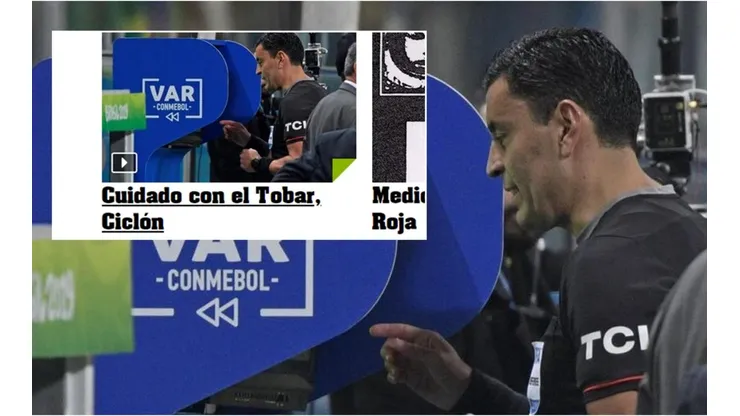 Prensa trasandina en contra Tobar