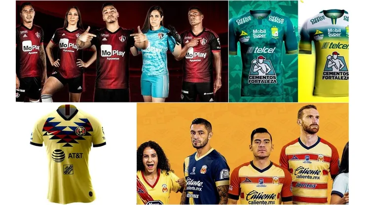 Camisetas del fútbol mexicano