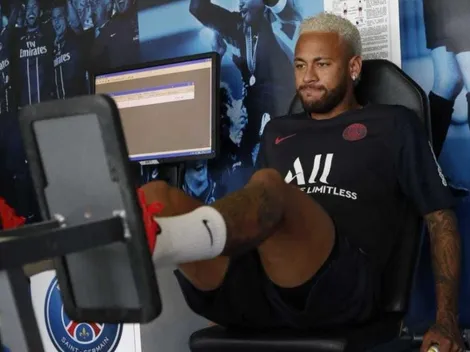 Neymar vuelve a entrenar con el PSG, pero separado de sus compañeros