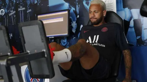Neymar volvió a los entrenamientos del PSG (Foto: Twitter Neymar Jr Site)