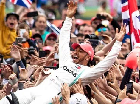 Lewis Hamilton gana en Silverstone mientras sus escoltas se liquidan entre ellos