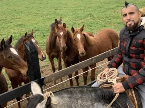 Medio español destaca el amor de Arturo Vidal por los caballos