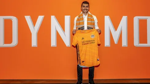 José Bizama fue presentado en el Houston Dynamo (Foto: Web Houston Dynamo)