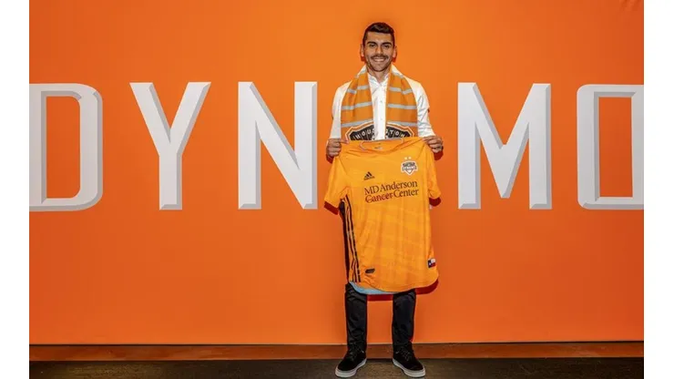 José Bizama fue presentado en el Houston Dynamo (Foto: Web Houston Dynamo)
