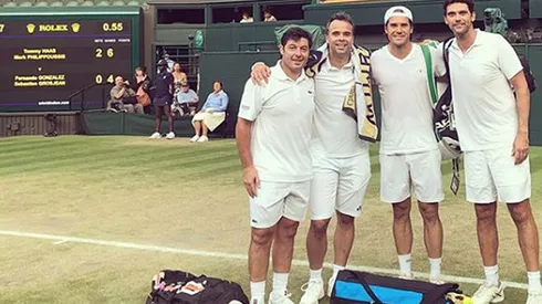 González cae en el dobles de Wimbledon ante Clement y Llodra