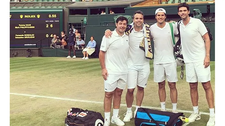 González cae en el dobles de Wimbledon ante Clement y Llodra