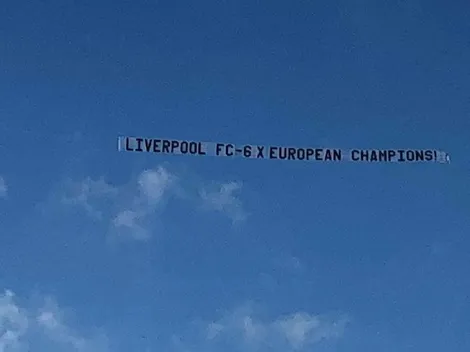 Avión le enrostra las 6 Champions League del Liverpool al United