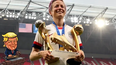 Megan Rapinoe vuelve a mandar a Trump a la punta del cerro.