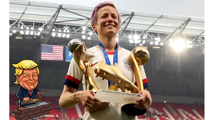 Megan Rapinoe vuelve a mandar a Trump a la punta del cerro.