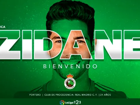 Luca Zidane parte del Real Madrid y ficha por Racing de Santander