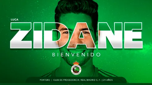 Luca Zidane parte del Real Madrid y ficha por Racing de Santander