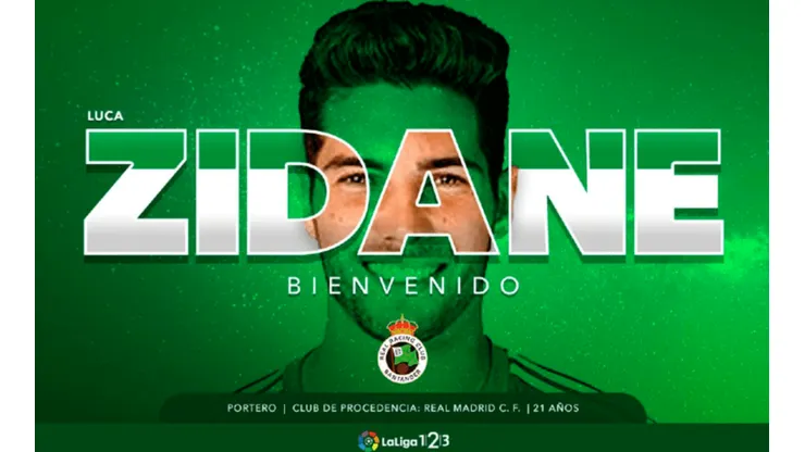 Luca Zidane parte del Real Madrid y ficha por Racing de Santander