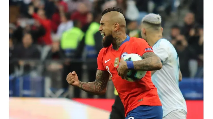 El King marcó un tanto en la Copa América ante Argentina