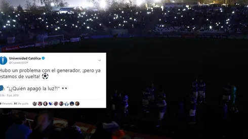 El mensaje de la UC en Twitter.