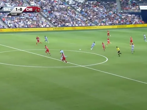 Felipe Gutiérrez se luce con un extraordinario pase gol en la MLS