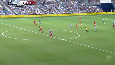 Pasetón de Felipe Gutiérrez en la MLS