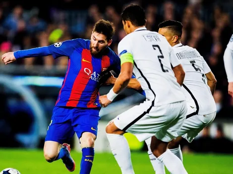 Thiago Silva y Marquinhos le recuerdan a Messi el Barça-PSG de 2017