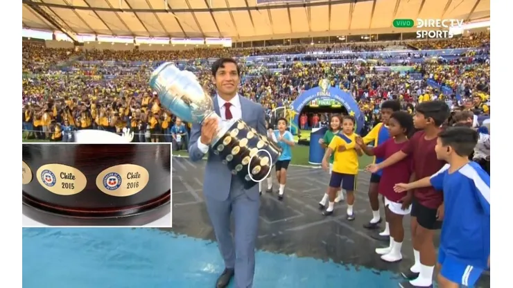 Mati representando al último campeón de América