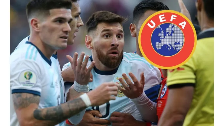 La UEFA le cerró la puerta a Argentina para ser parte de sus torneos (Foto: Getty Images)