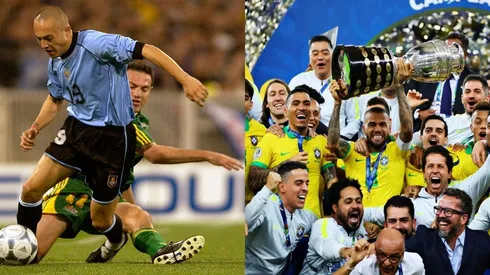 Chevantón se fue con todo contra Brasil (Fotos: Getty Images)