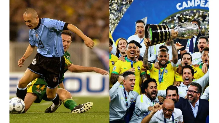 Chevantón se fue con todo contra Brasil (Fotos: Getty Images)