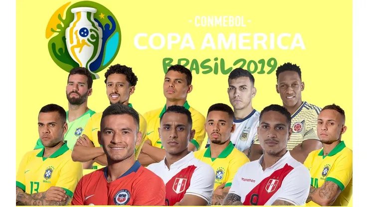 El equipo ideal de la Copa: Alisson, Marquinhos, Thiago Silva, Paredes y Mina; Dani Alves, Aránguiz, Yotún, Gabriel Jesús, Guerrero y Everton